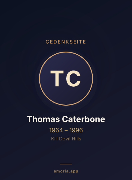 Gedenkportrait von Thomas Caterbone