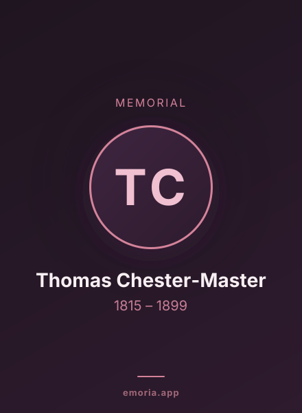 Memorial portrait of Thomas Chester-Master