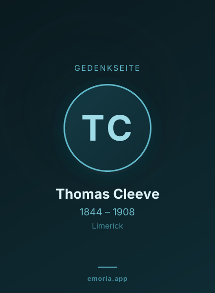 Gedenkportrait von Thomas Cleeve