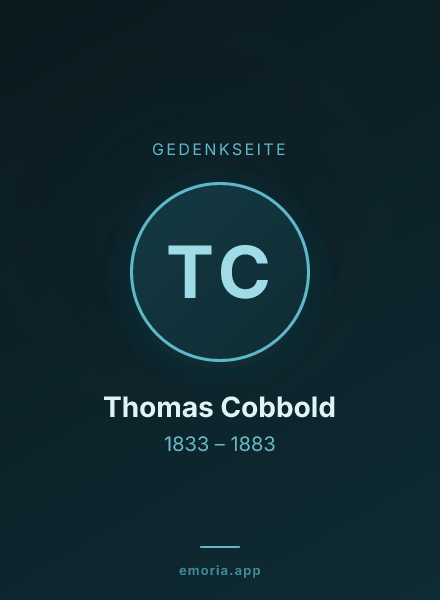 Gedenkportrait von Thomas Cobbold