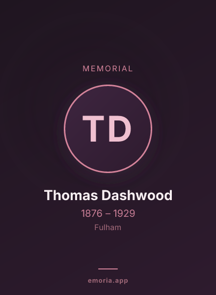 Memorial portrait of Thomas Dashwood