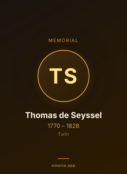 Memorial portrait of Thomas de Seyssel