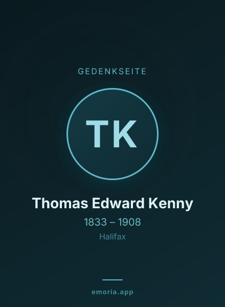Gedenkportrait von Thomas Edward Kenny