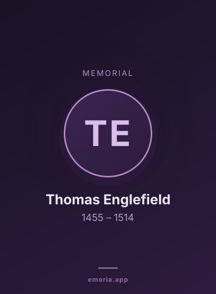 Memorial portrait of Thomas Englefield