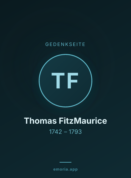 Gedenkportrait von Thomas FitzMaurice