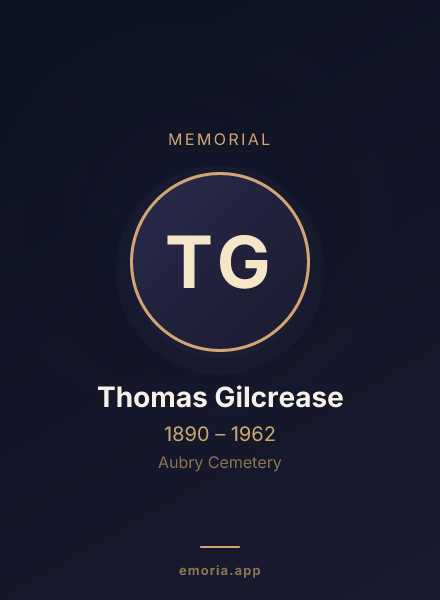 Memorial portrait of Thomas Gilcrease