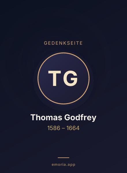 Gedenkportrait von Thomas Godfrey