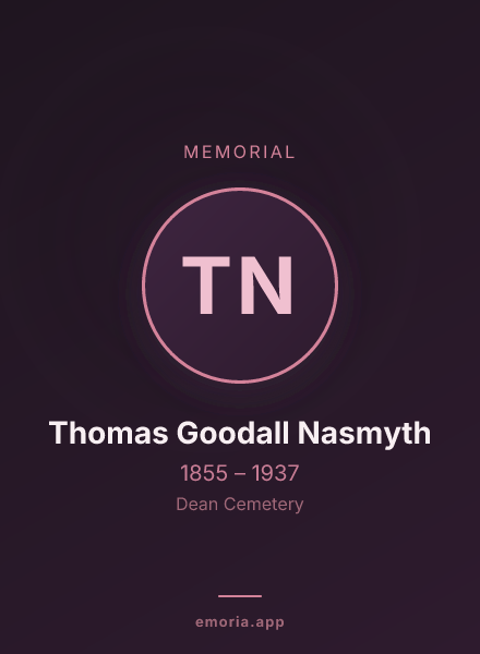 Memorial portrait of Thomas Goodall Nasmyth