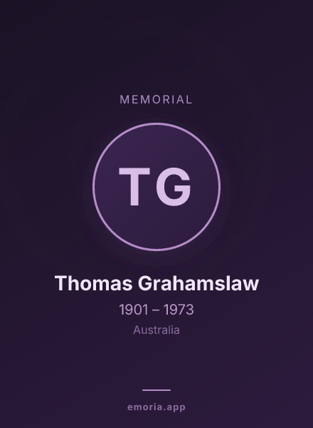 Memorial portrait of Thomas Grahamslaw