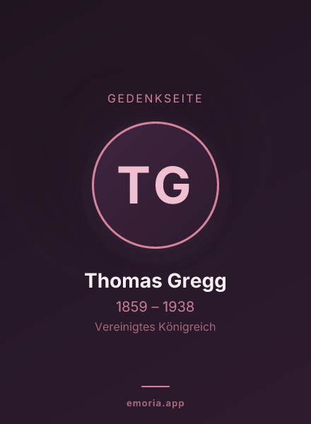 Gedenkportrait von Thomas Gregg