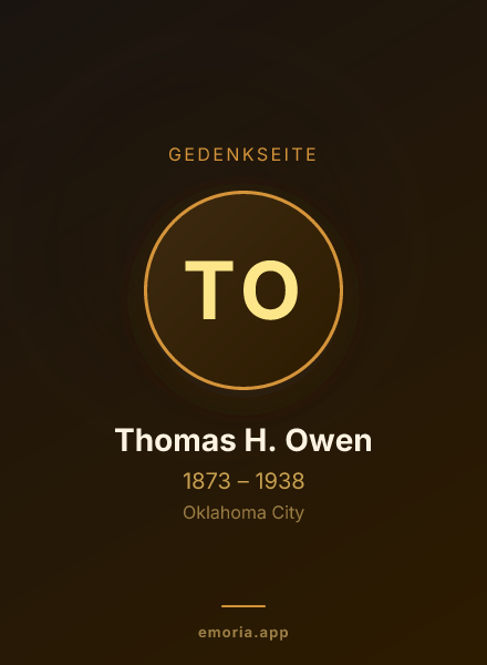 Gedenkportrait von Thomas H. Owen