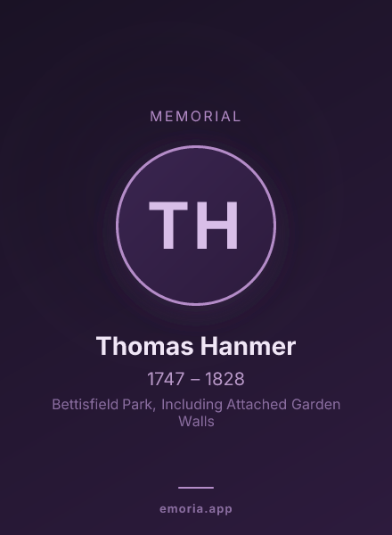Memorial portrait of Thomas Hanmer