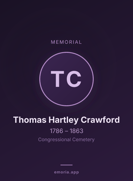 Memorial portrait of Thomas Hartley Crawford