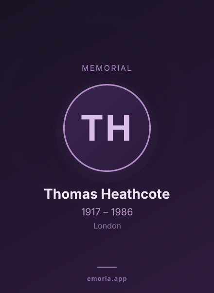 Memorial portrait of Thomas Heathcote