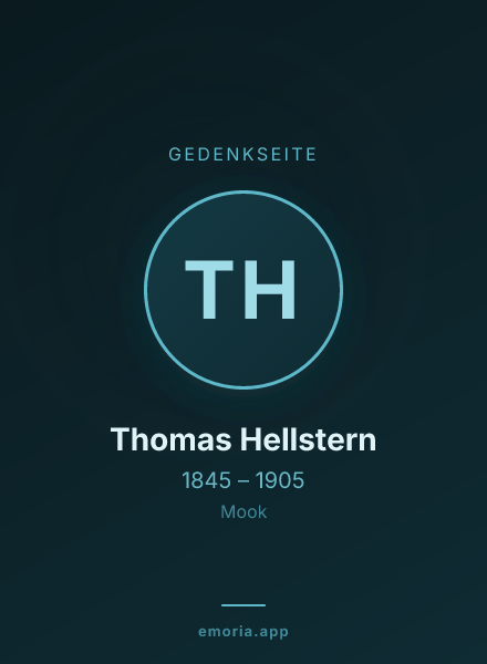 Gedenkportrait von Thomas Hellstern