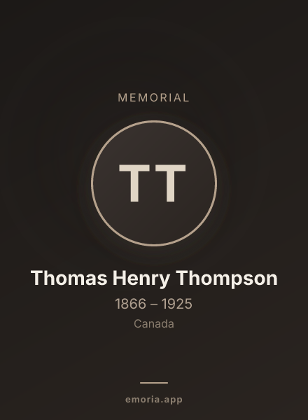 Memorial portrait of Thomas Henry Thompson
