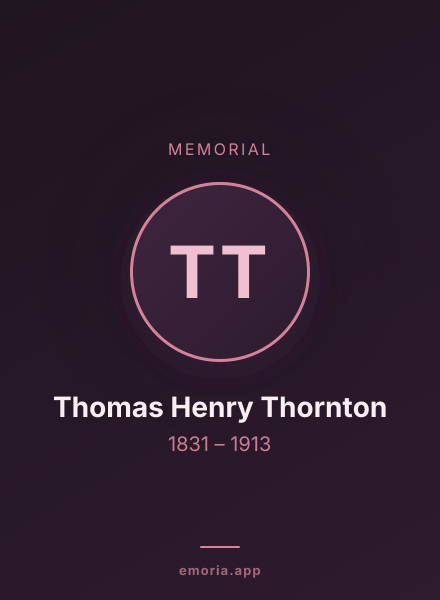 Memorial portrait of Thomas Henry Thornton