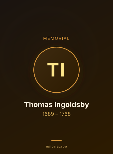 Memorial portrait of Thomas Ingoldsby