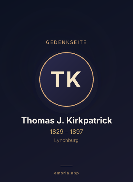 Gedenkportrait von Thomas J. Kirkpatrick