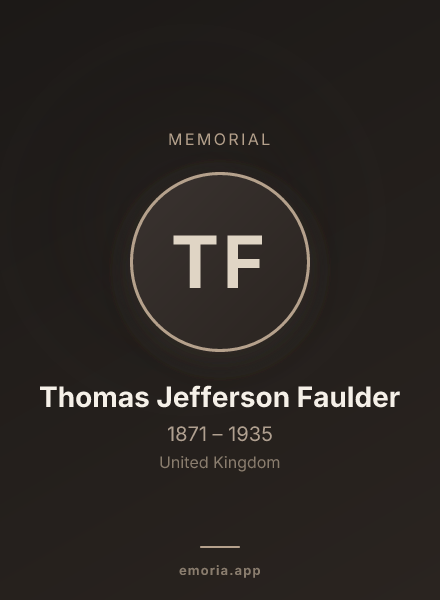 Memorial portrait of Thomas Jefferson Faulder