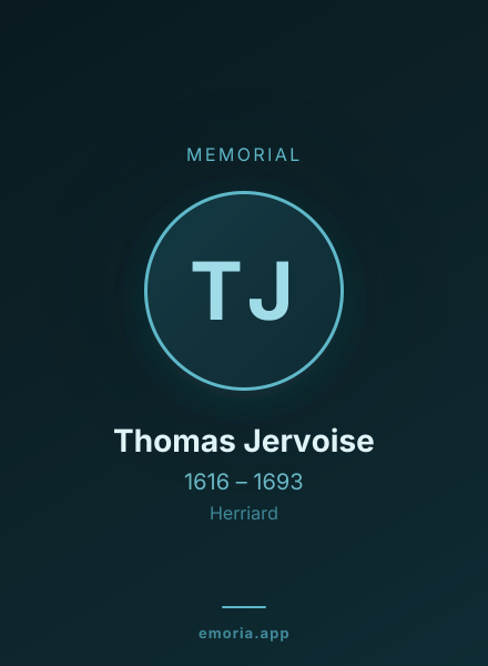 Memorial portrait of Thomas Jervoise