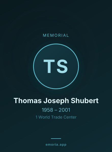 Memorial portrait of Thomas Joseph Shubert
