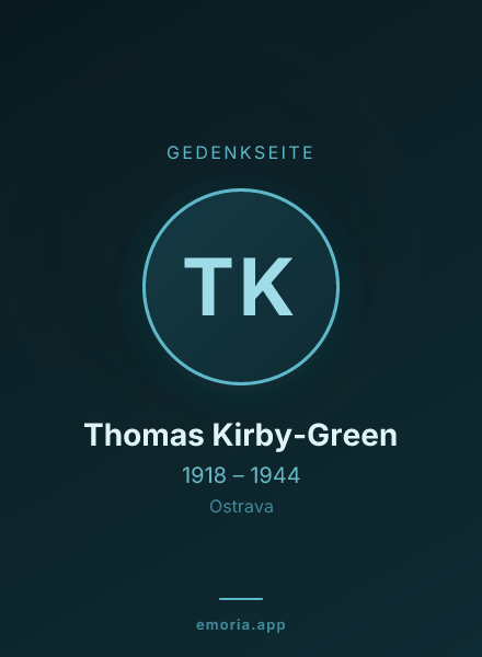 Gedenkportrait von Thomas Kirby-Green