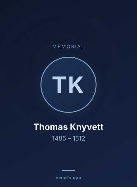 Memorial portrait of Thomas Knyvett