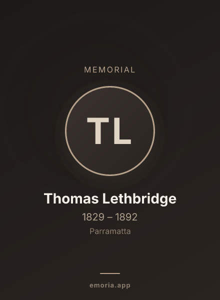 Memorial portrait of Thomas Lethbridge