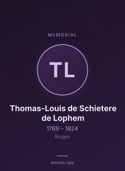 Memorial portrait of Thomas-Louis de Schietere de Lophem