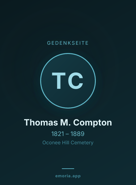 Gedenkportrait von Thomas M. Compton
