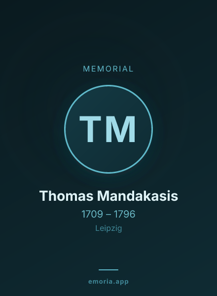 Memorial portrait of Thomas Mandakasis