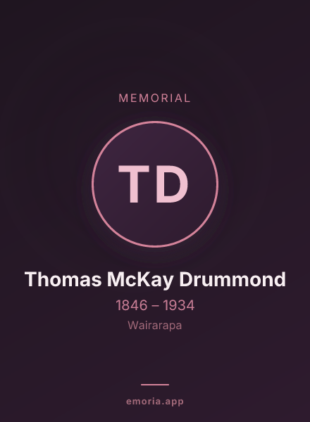 Memorial portrait of Thomas McKay Drummond