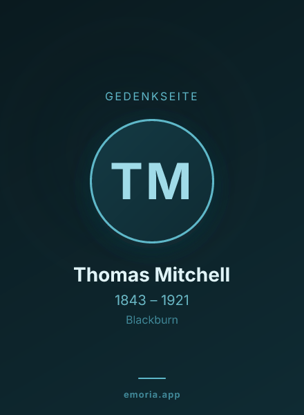 Gedenkportrait von Thomas Mitchell