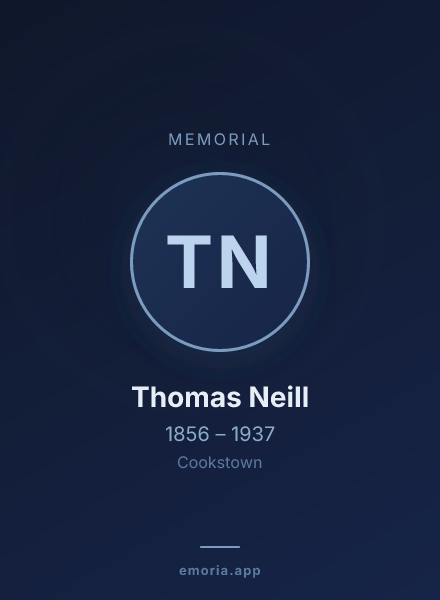 Memorial portrait of Thomas Neill