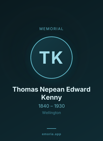 Memorial portrait of Thomas Nepean Edward Kenny