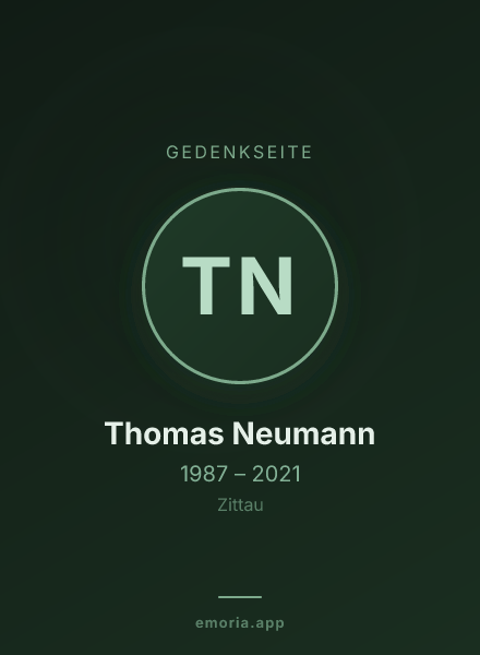 Gedenkportrait von Thomas Neumann