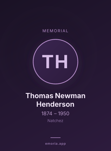 Memorial portrait of Thomas Newman Henderson