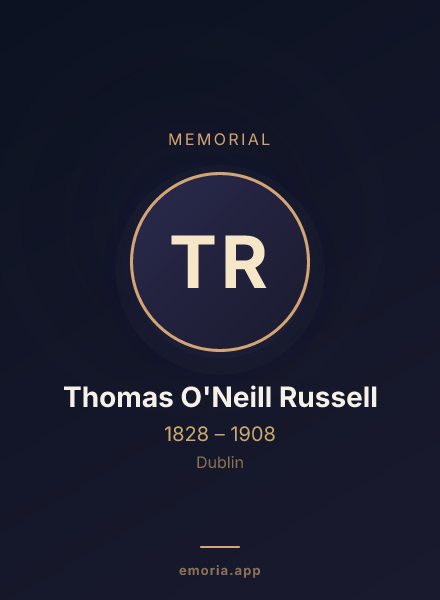 Memorial portrait of Thomas O'Neill Russell