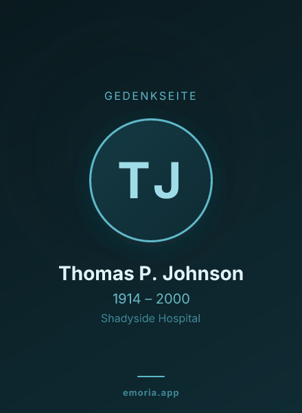 Gedenkportrait von Thomas P. Johnson