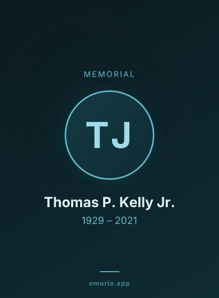 Memorial portrait of Thomas P. Kelly Jr.