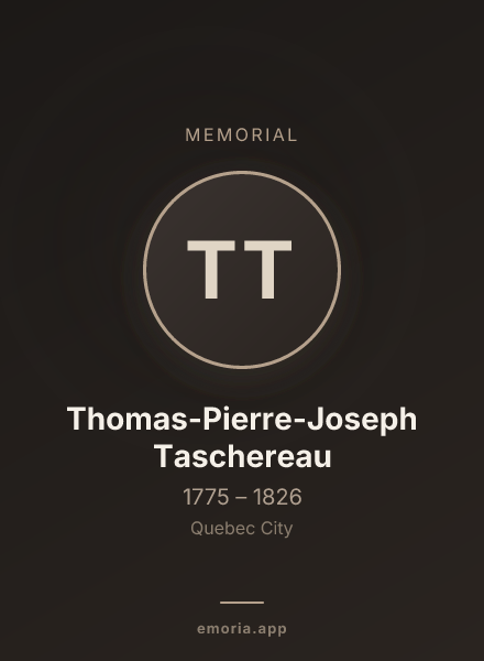 Memorial portrait of Thomas-Pierre-Joseph Taschereau