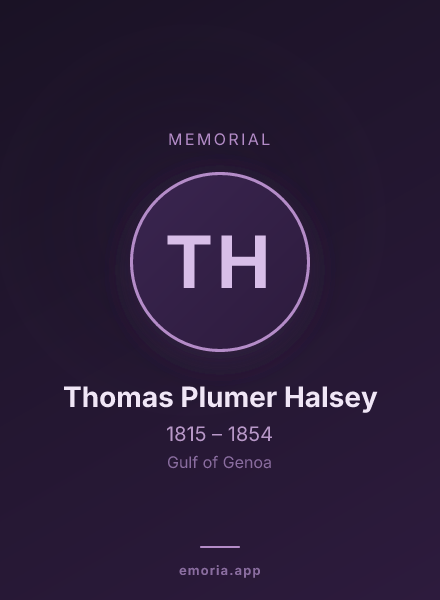 Memorial portrait of Thomas Plumer Halsey