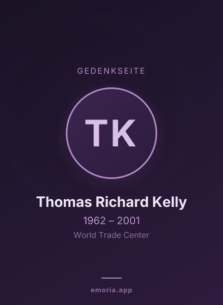 Gedenkportrait von Thomas Richard Kelly