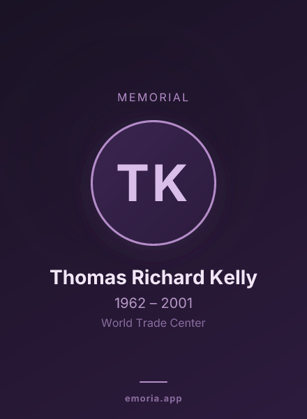Memorial portrait of Thomas Richard Kelly