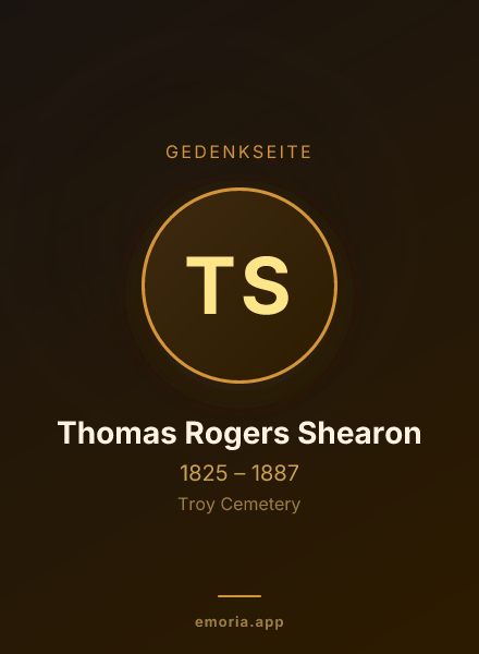 Gedenkportrait von Thomas Rogers Shearon