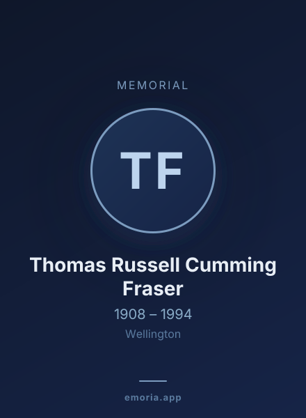 Memorial portrait of Thomas Russell Cumming Fraser