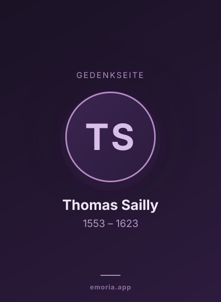 Gedenkportrait von Thomas Sailly