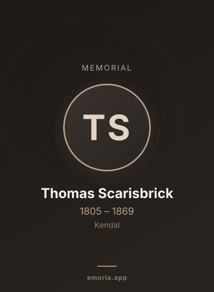 Memorial portrait of Thomas Scarisbrick