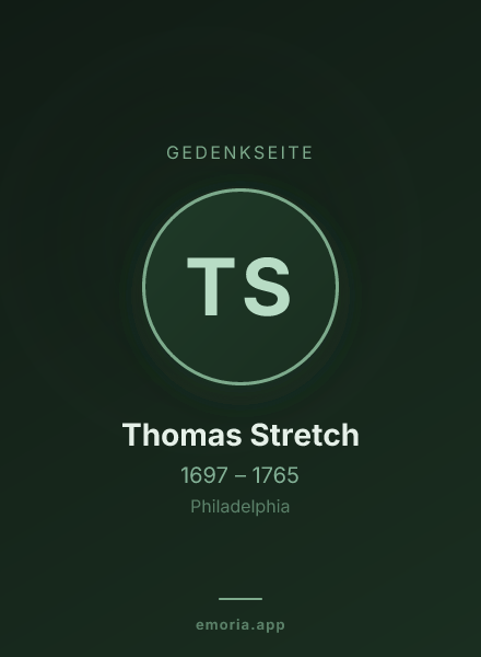 Gedenkportrait von Thomas Stretch